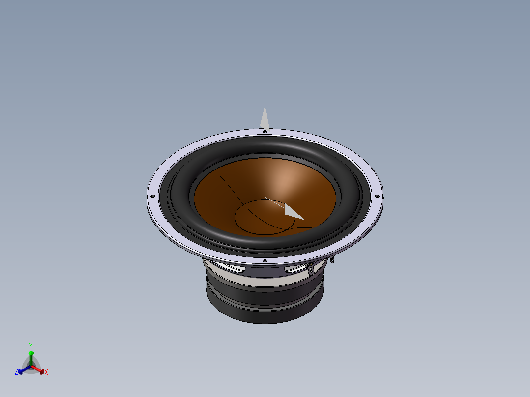 扬声器正等轴测图