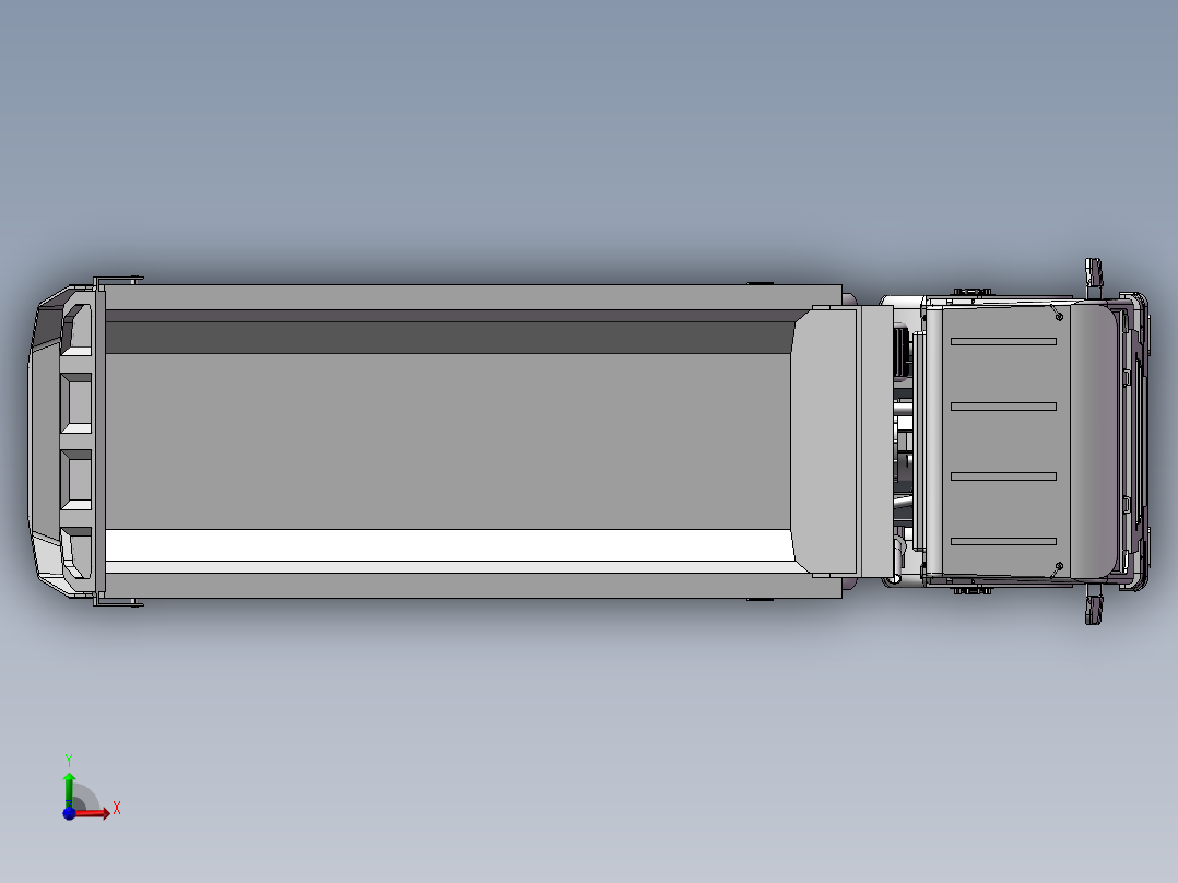 3-自卸式卡车 3D模型 3d模型图纸前视图