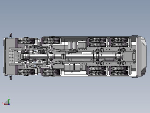 3-自卸式卡车 3D模型 3d模型图纸后视缩略图