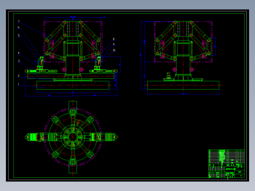 大型节筒坡口加工机床割具调整装置设计含653658CAD+说明书