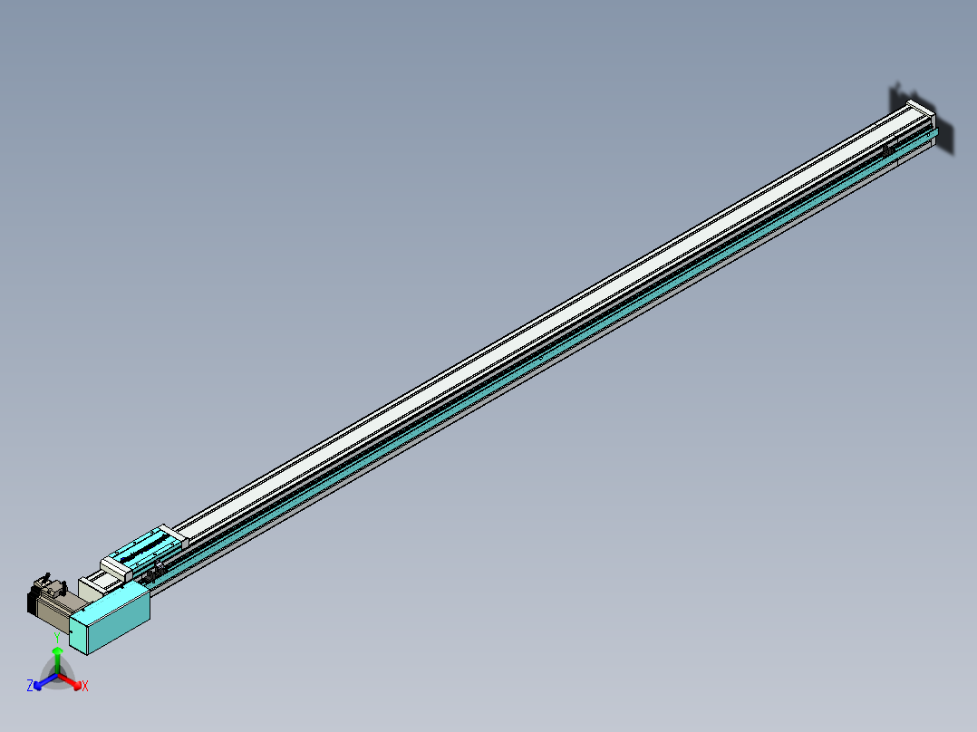 欧规系列-LB6A-L65-S1850-BL-ZP40-C3正等轴测图