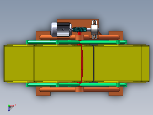 摩天轮式自行车停放设备仿真俯视缩略图