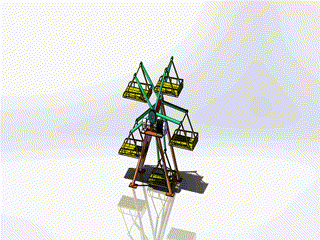 摩天轮式自行车停放设备仿真缩略图