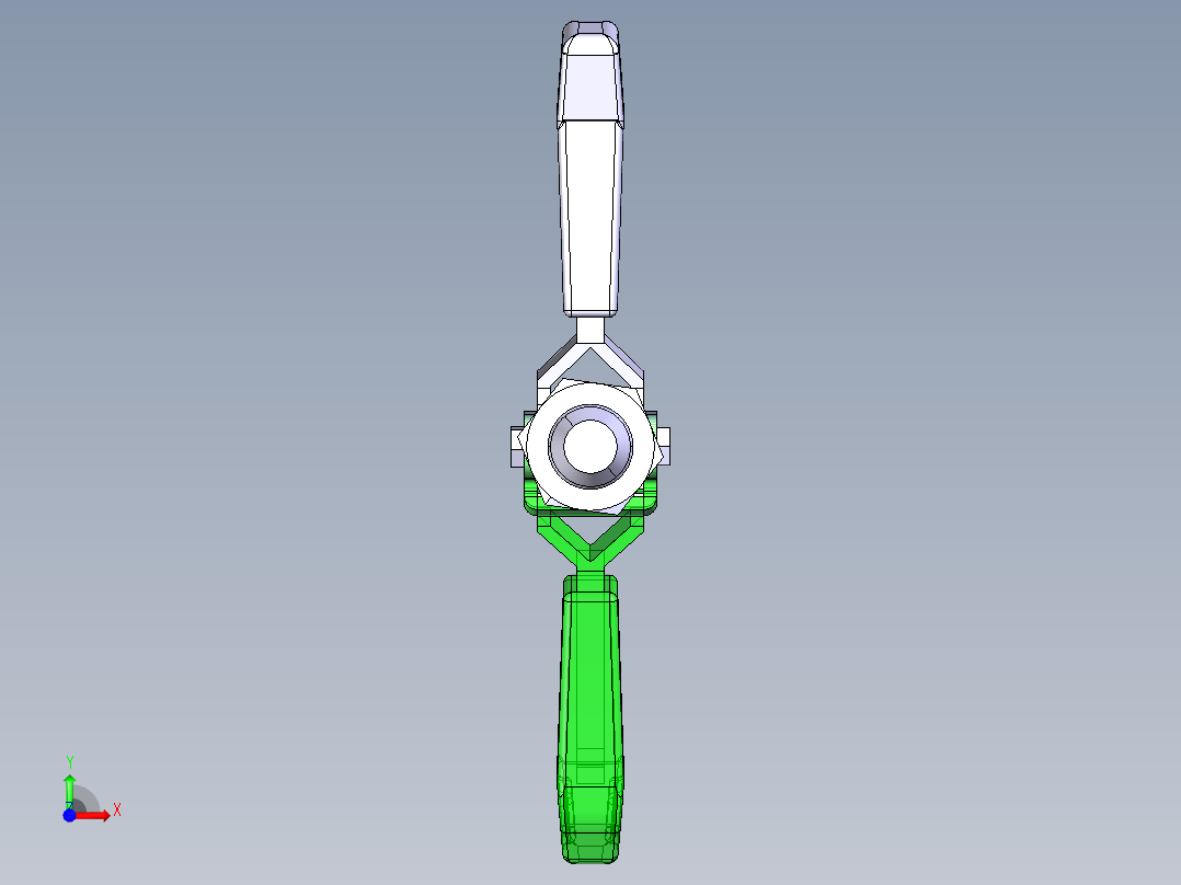 德克斯TUNKERS气缸数模T6-02前视图