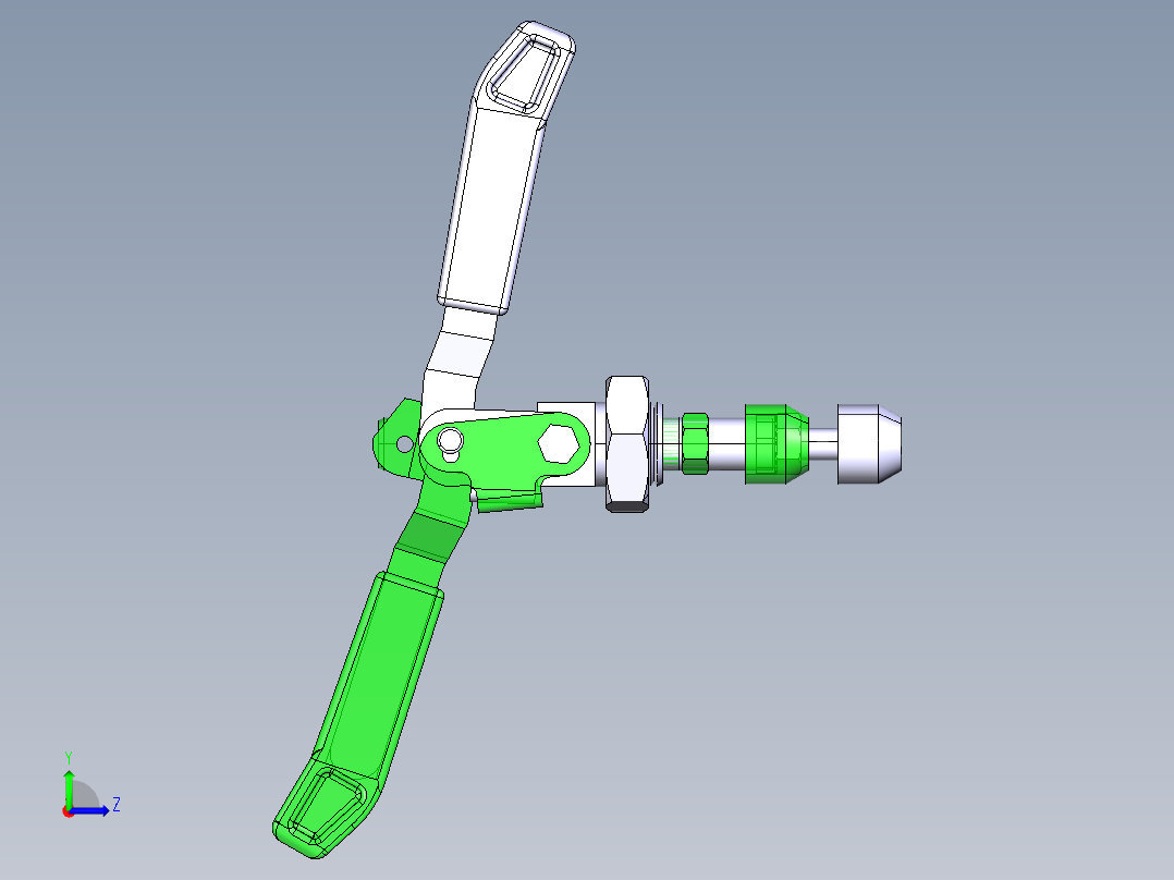 德克斯TUNKERS气缸数模T6-02左视图