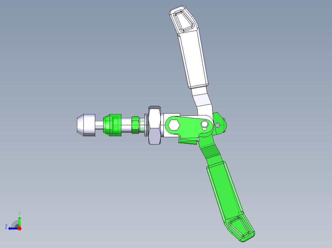 德克斯TUNKERS气缸数模T6-02右视图