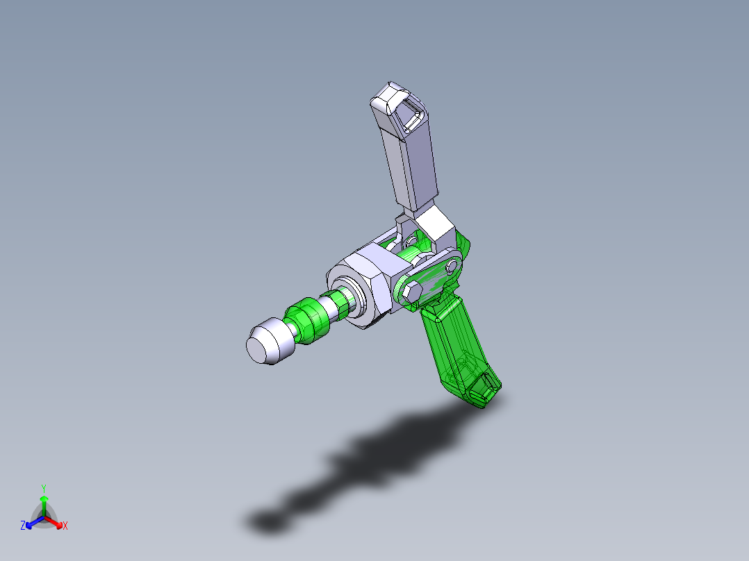 德克斯TUNKERS气缸数模T6-02正等轴测图