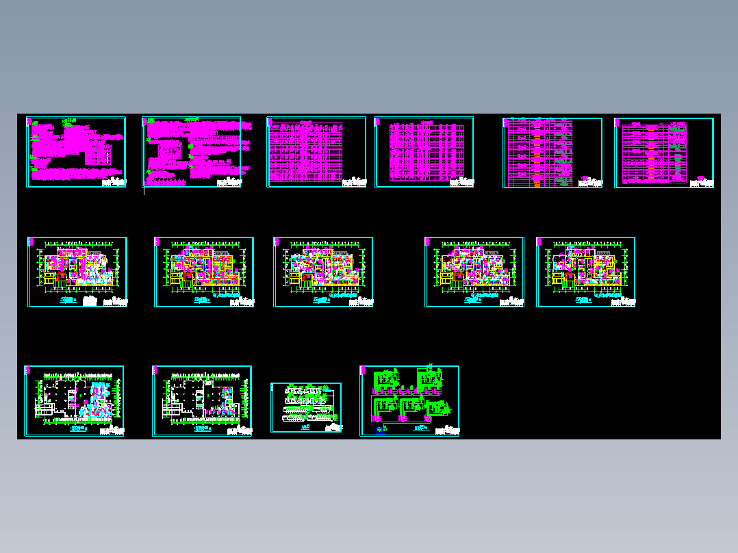 某市人民医院洁净手术室空调及自控图纸