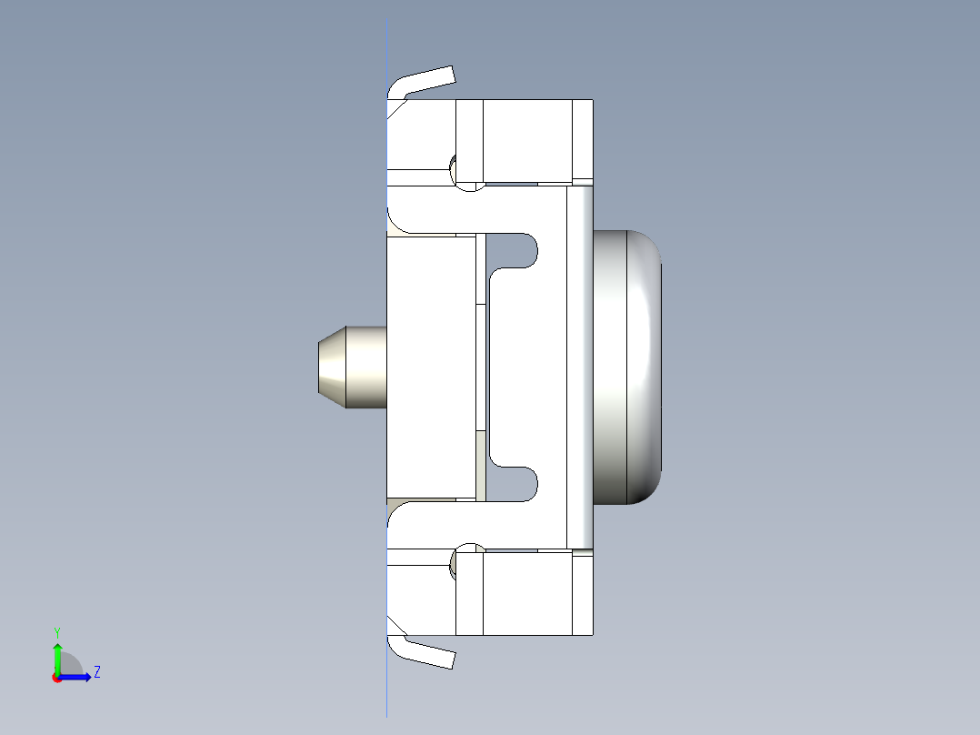 开关继电器保护 SM-PTS820J20KP左视图