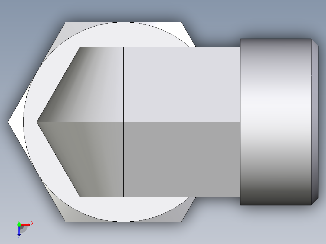 卡套式工业通用硬管接头EO_Swivel_nut_elbow_EW22LOMDCF俯视图