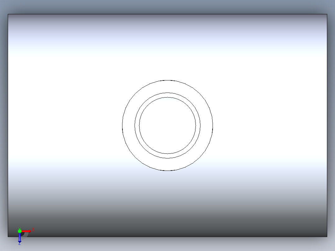 CPVC管件02-Sch80_ReducingTee_SxSxS_9801-247_2in x 0.5in俯视图