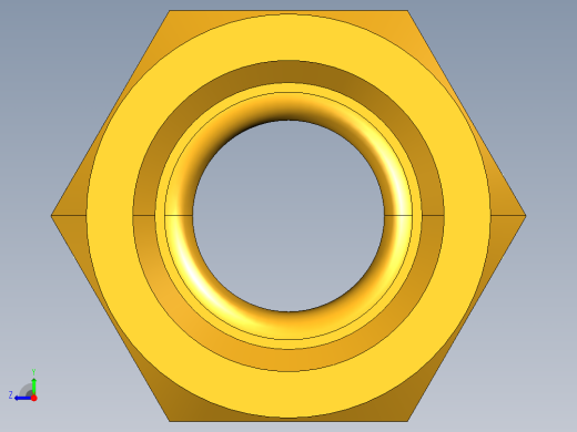 扩口式工业通用硬管接头Short Forged Nut 14FSX-5右视缩略图