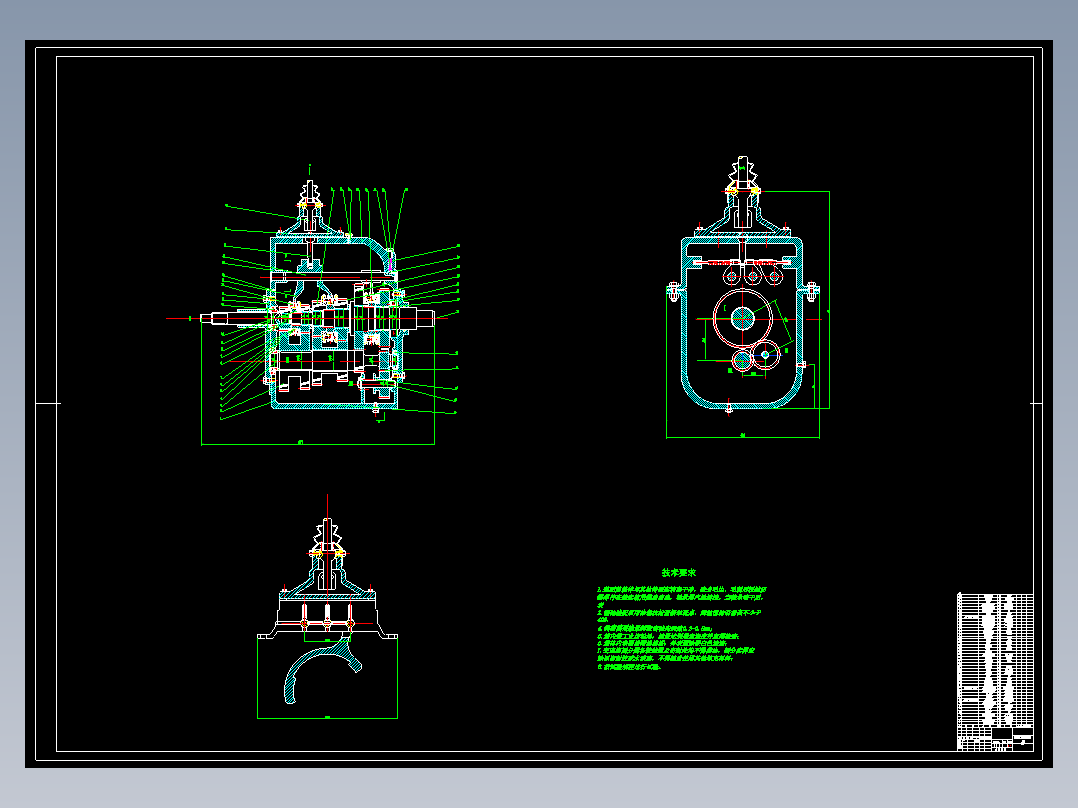 公交客车三轴五档变速器设计【含10张CAD图+文档】