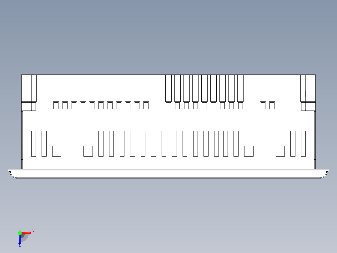 西门子7寸HMI-6AV2124-0GC01-0AX0（TP700）-d-6俯视图