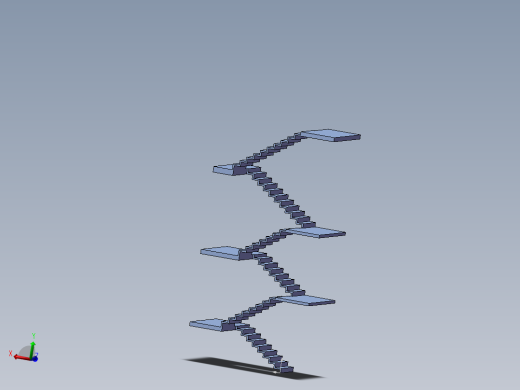 房屋楼梯模型 8.5m