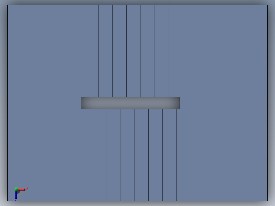 房屋楼梯模型 8.5m俯视图