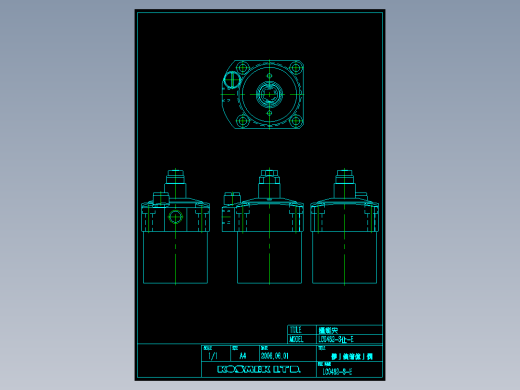 KOSMEKLC0482-Sx-E多系列多零件图纸模型多系列多零件图纸模型