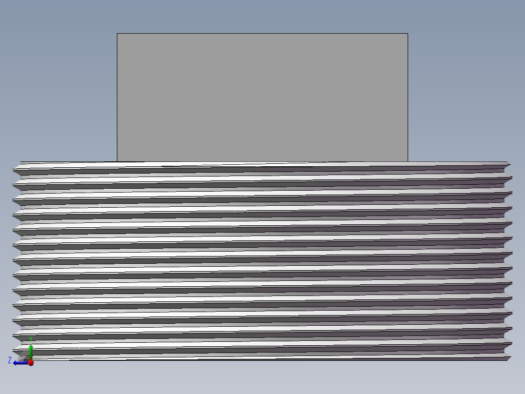 四角塞头 DN65右视图