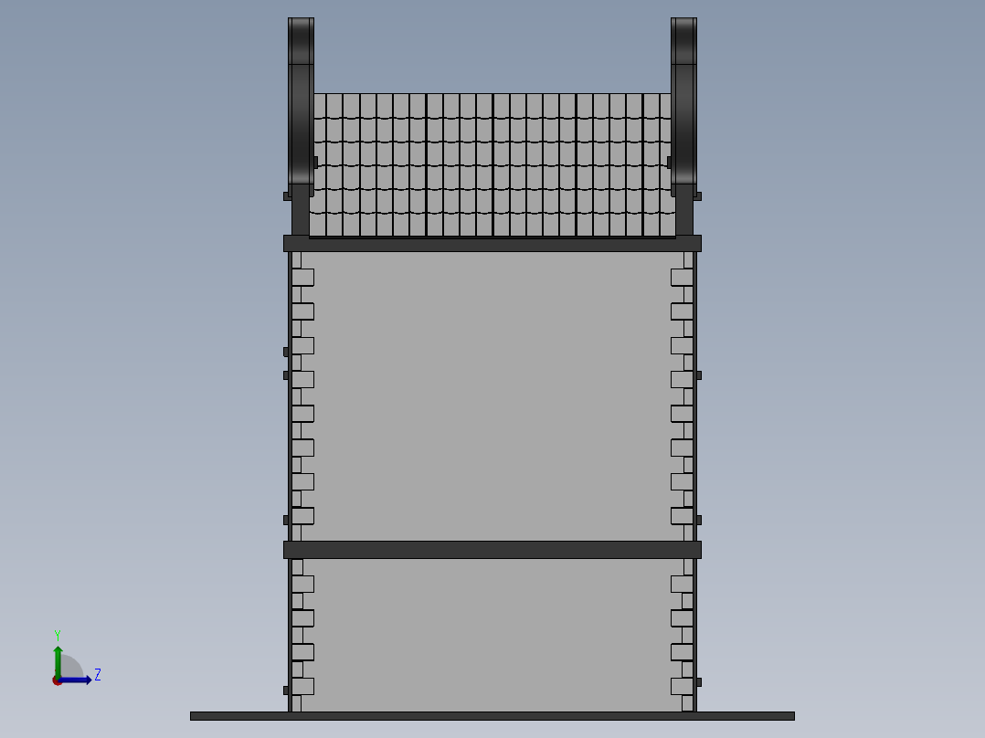 激光下料拼图房子CAD-Parasolid, SOLIDWORKS 2016, STEP _ IGES左视图