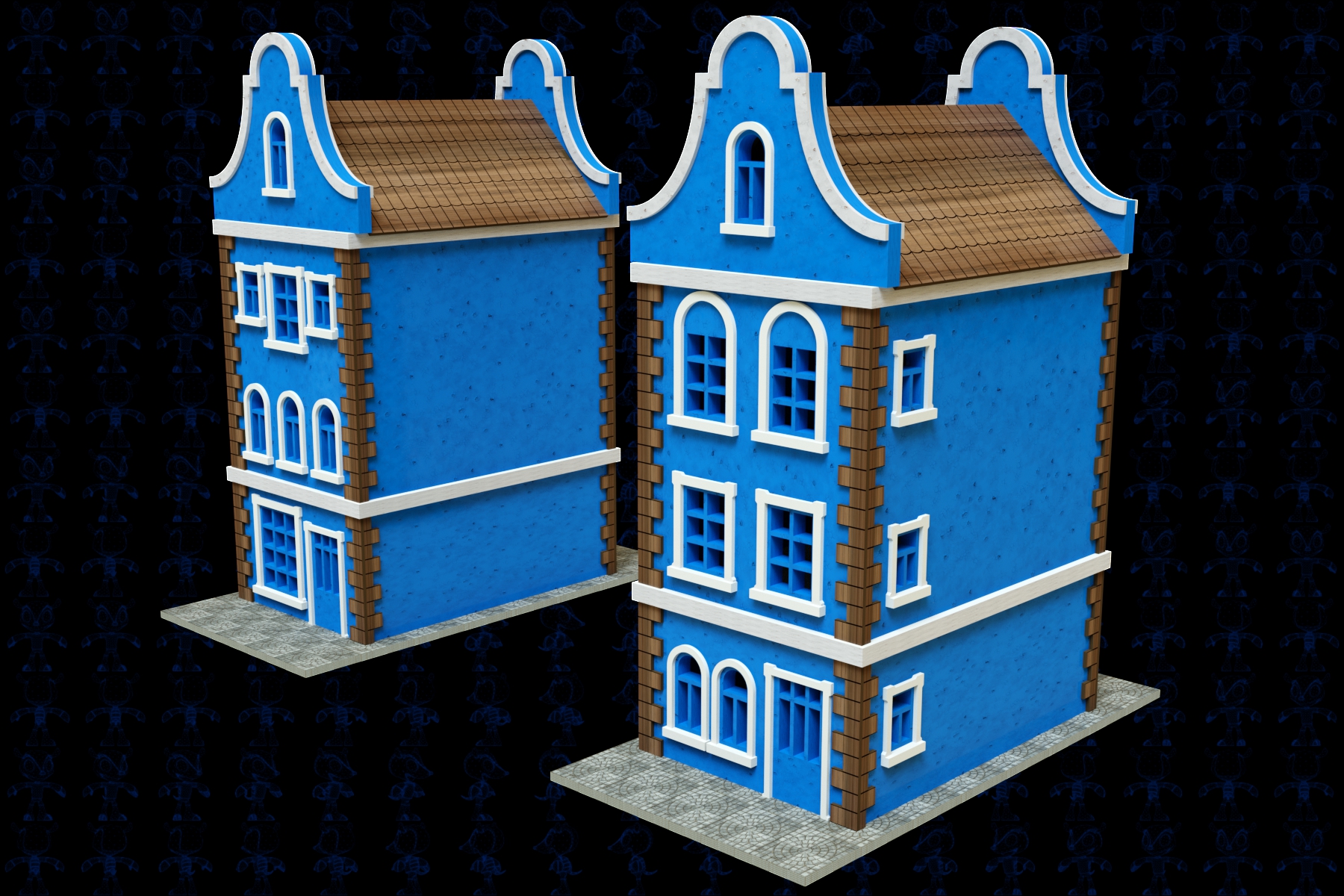 激光下料拼图房子CAD-Parasolid, SOLIDWORKS 2016, STEP _ IGES