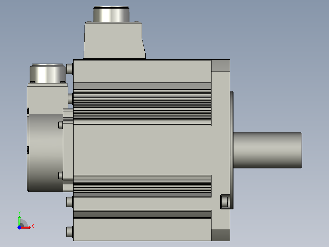 5000W MDME伺服马达前视图