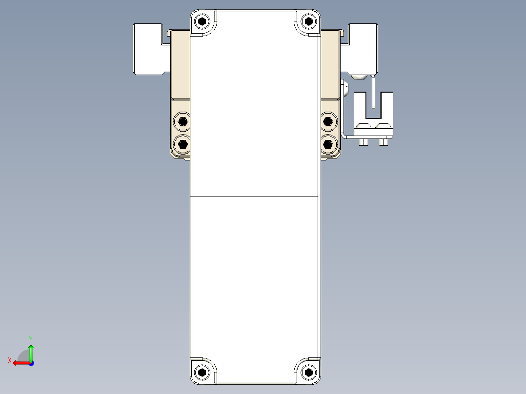 TPA-KNR-60E-1210C-L650A1-MP-H10-N3线性模块铝制底座后视图
