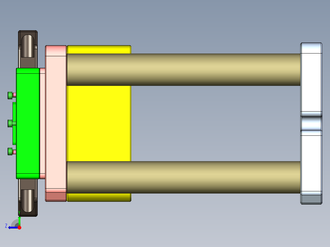 T305-AJ-笔记本CNC工装夹具三维模型CNC4-0913右视图