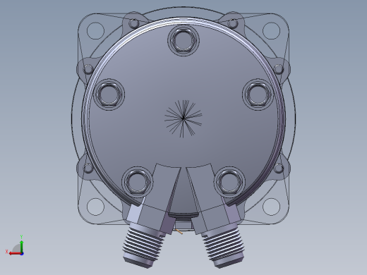 汽车空调压缩机sw18可编辑后视缩略图