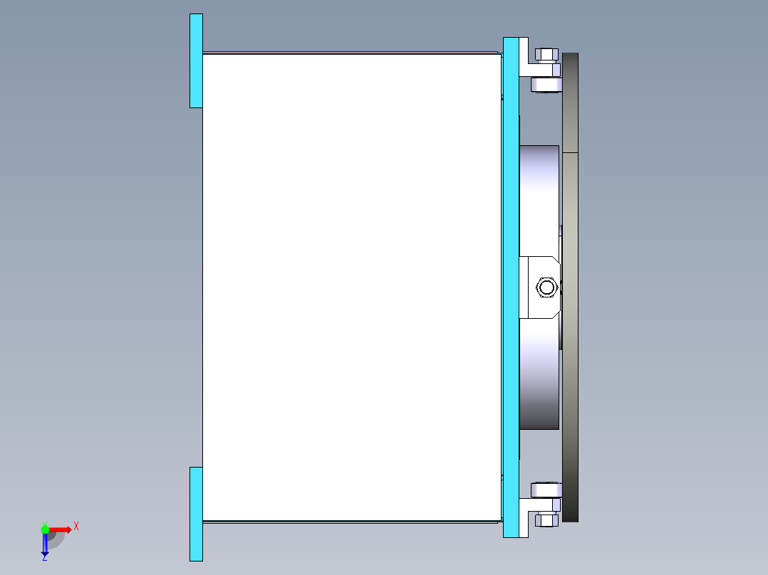 焊接旋转台step俯视图
