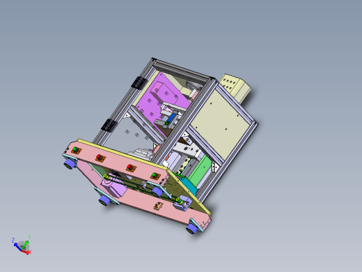 桌上型三工位热熔机（sw08+工程图+bom）