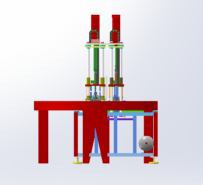 塑料彩盒自动热压成型设备sw17
