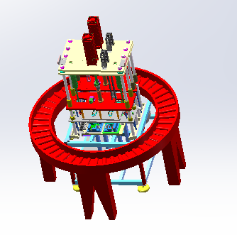 塑料彩盒自动热压成型设备sw17