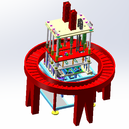 塑料彩盒自动热压成型设备sw17