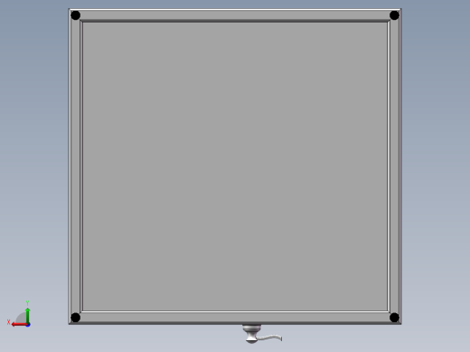 槽轮机构景观装置设计后视缩略图