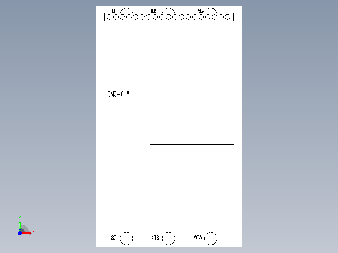 西驰电气 CMC-018前视图