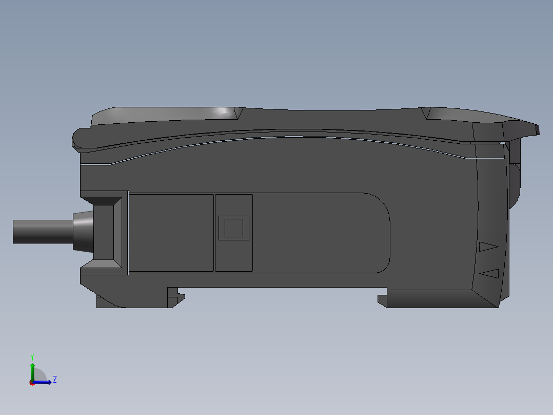 光纤放大器 欧姆龙 E3X-HD11 2M NPN输出左视图