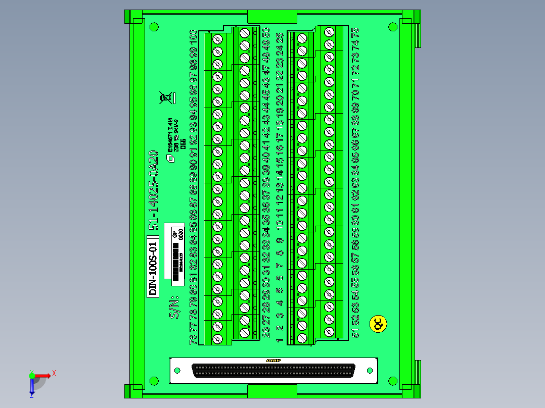 接插件(277)俯视图