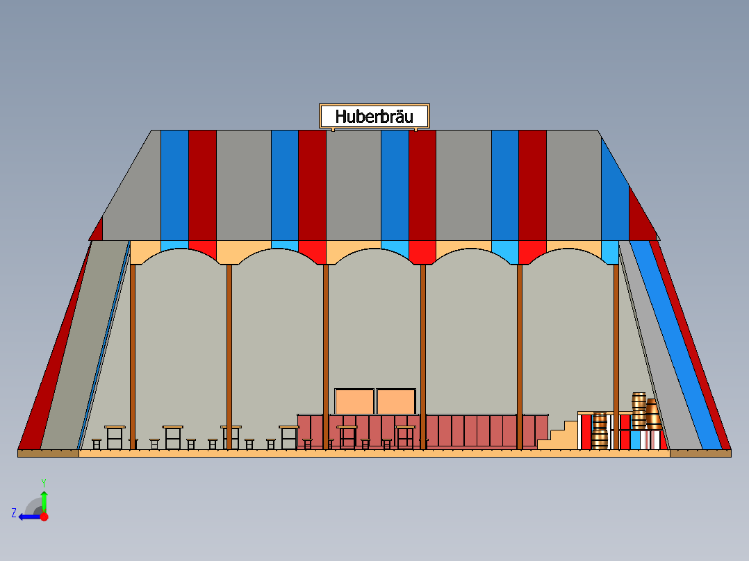 房子、建筑(3)右视图