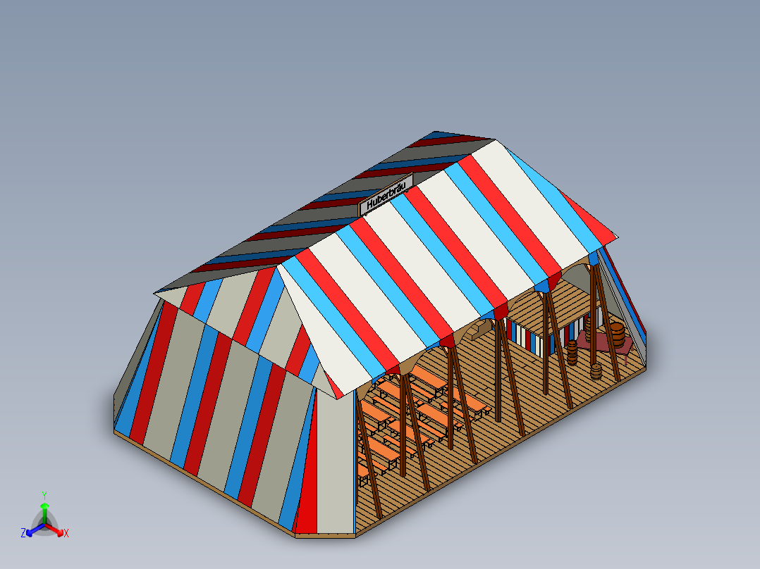 房子、建筑(3)正等轴测图