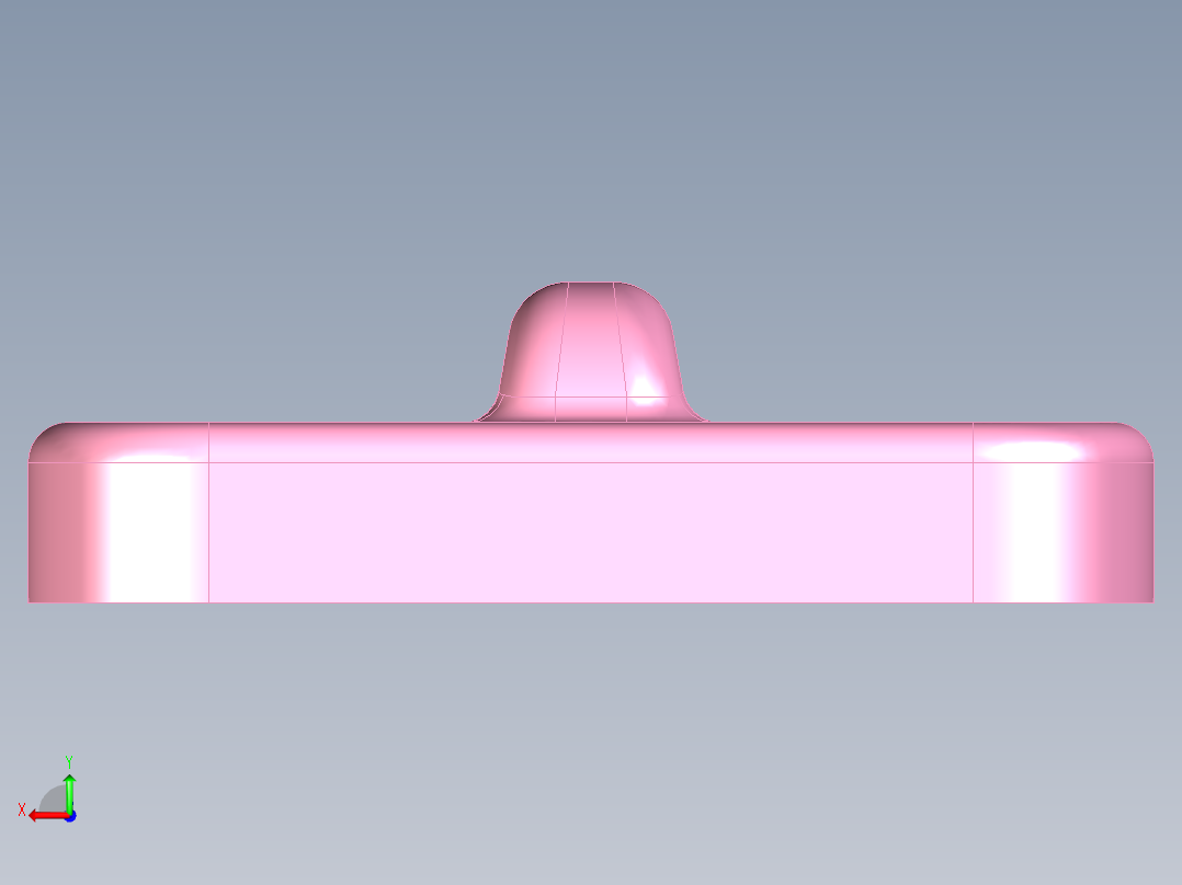 肥皂盒完整模具后视图