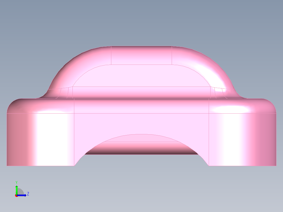 肥皂盒完整模具左视图