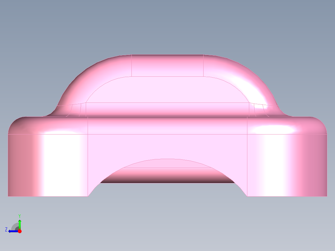 肥皂盒完整模具右视图