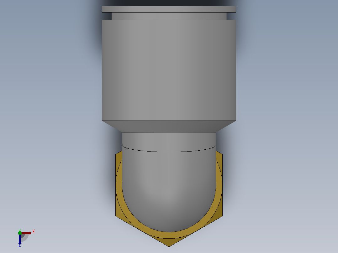 万用螺纹KQ2L外螺弯接头[KQ2L12-U02]俯视图