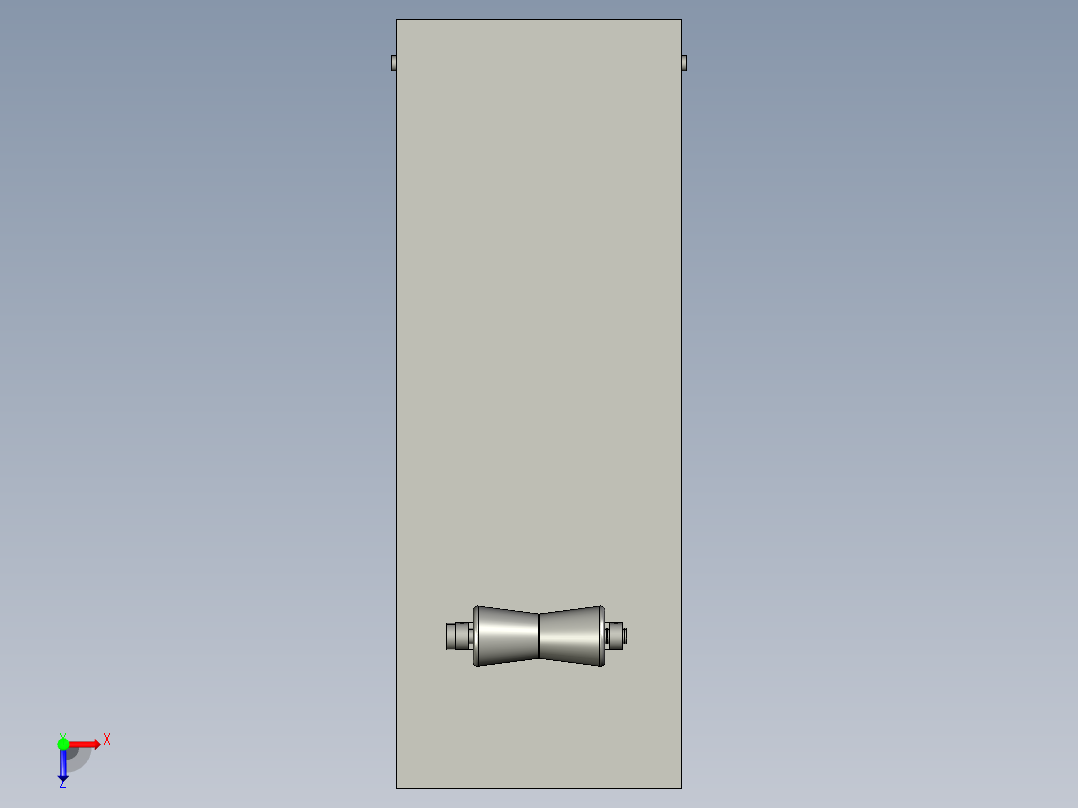 叉车_剪叉式平台俯视图