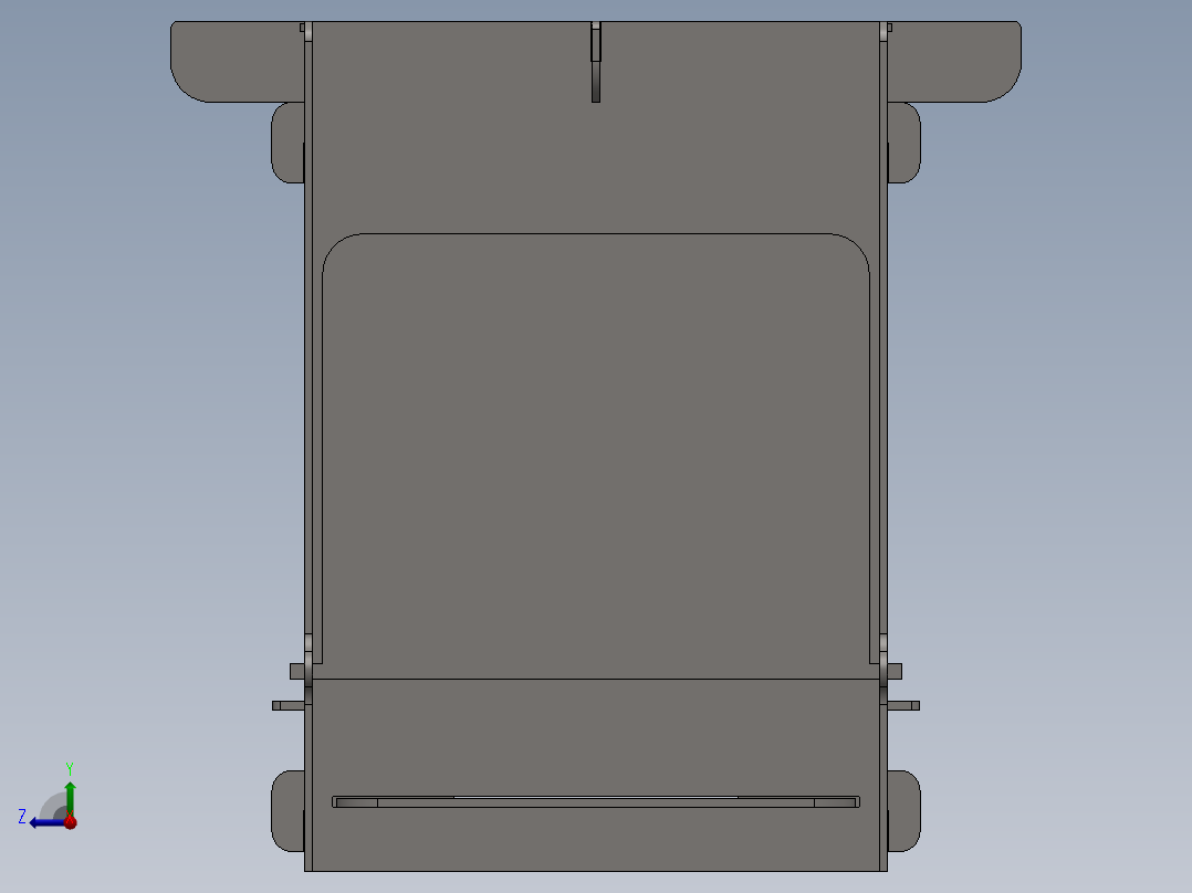 可拆卸炉灶右视图
