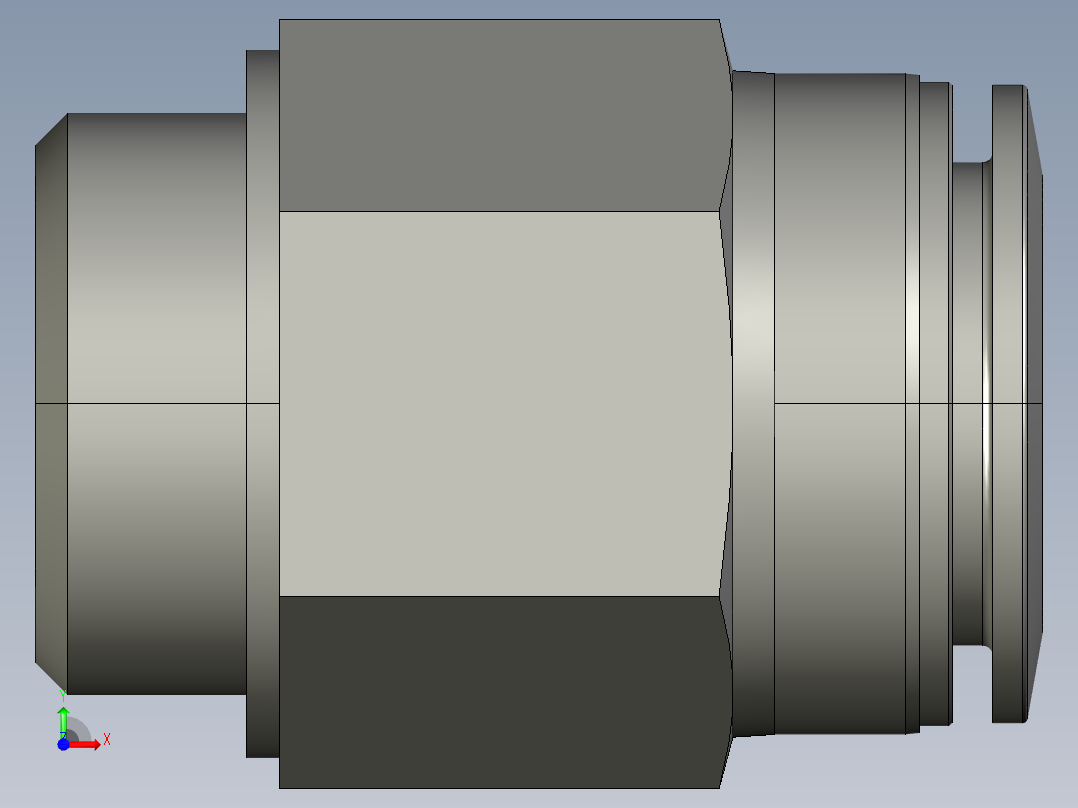 气管接头186105_QS_G1_2_16前视图