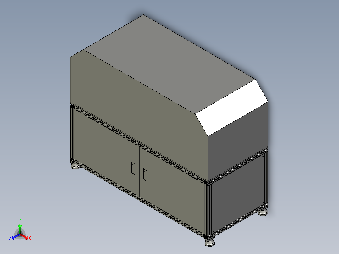 电线线束制备用剥线机正等轴测图