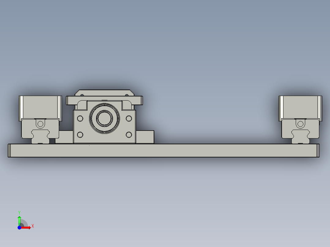 调度流水线驱动模组前视图