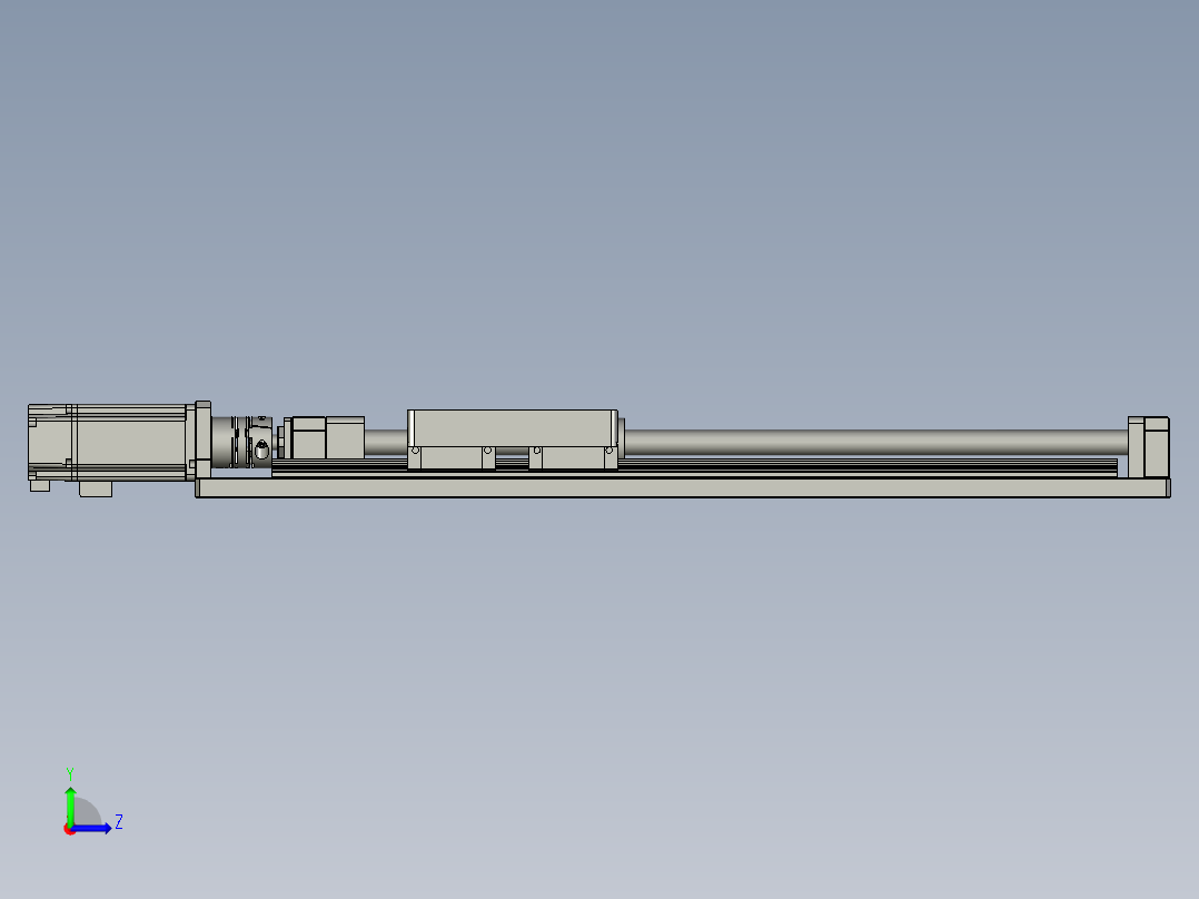 调度流水线驱动模组左视图
