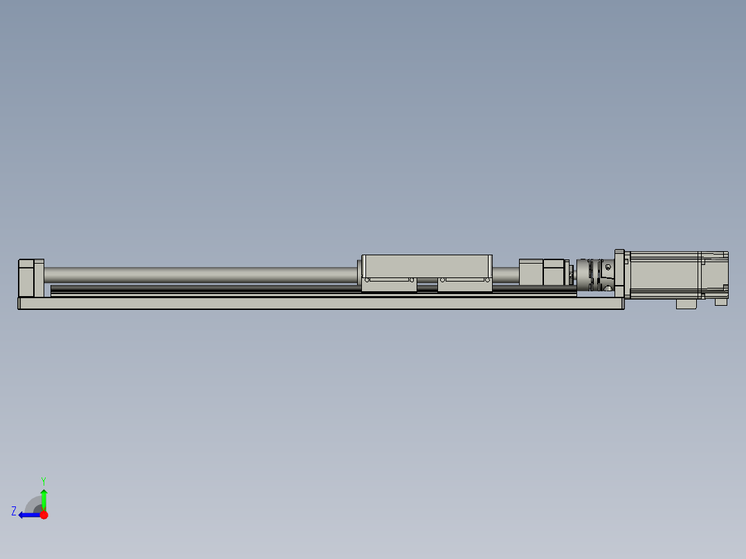 调度流水线驱动模组右视图